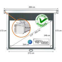 Manueel projectiescherm 119" - BOL.COM