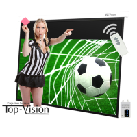 Elektrisch projectiescherm 200"