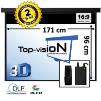 Electric screen 77" - 196 cm (16:9)