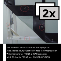 Fast Foldable Screen 180" - 460 cm  (16:9)