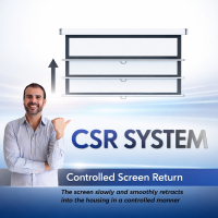 Manual screen 133" - 340 cm (16:9)