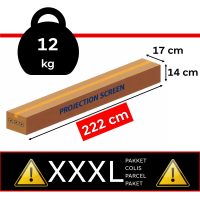 Vloerscherm 100" - 254 cm