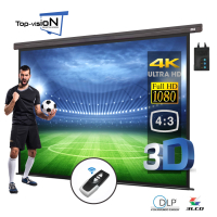 Elektrisch projectiescherm 150" - 380 cm (4:3)