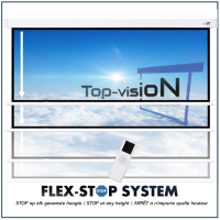 Elektrisch projectiescherm 100" - 254 cm (4:3)