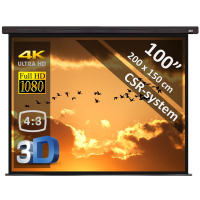 Manueel scherm 100"  - 254cm (4:3)