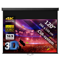 Manueel projectiescherm 120" - 305 cm (16:9)