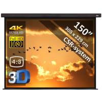 Manueel projectiescherm 150" - 380 cm (4:3)