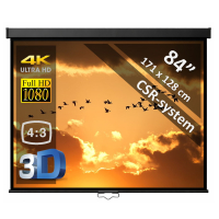 Manueel Scherm 84" - 213 cm (4:3)