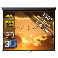 Manual screen 150" - 380 cm (4:3)