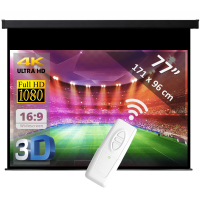 Electric screen 77" - 196 cm (16:9)