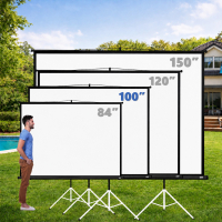 Statiefscherm 100" - 254 cm