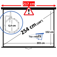 Manueel 100" - 254 cm (4:3) - economy