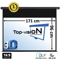 Manueel projectiescherm 77" - 196 cm (16:9)