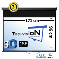 Manual screen 77" - 196 cm (16:9)