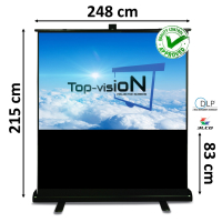 Vloerscherm 106" - 270 cm