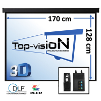 Elektrisch projectiescherm 84" - 213 cm (4:3)