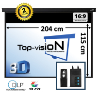 Elektrisch scherm 92" - 234 cm (16:9)
