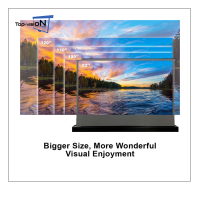 Elektrisch vloerscherm 92" - 234 cm