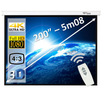 Elektrisch projectiescherm 200" (4:3) - BOL.COM