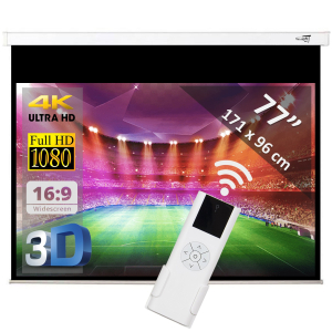 Elektrisch scherm 77" - 196 cm (16:9)