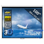 Manueel 100" - 254 cm (4:3) - economy