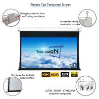 Tensioned screen 92" - 234cm (16:9)
