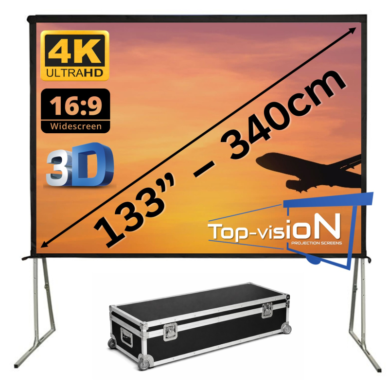 Vouwscherm 133" - 340 cm (16:9)
