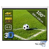 Manueel 100" - 254 cm (4:3) - economy