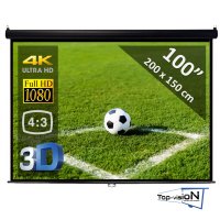 Manueel 100" - 254 cm (4:3) - economy