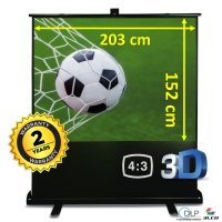 Vloerscherm 100" - 254 cm