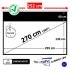 Manueel 106" - 270 cm (16:9) - economy