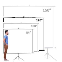 Statiefscherm 120" - 305 cm (4:3)
