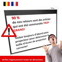 Tensioned Scherm 120" - 305cm (16:9)